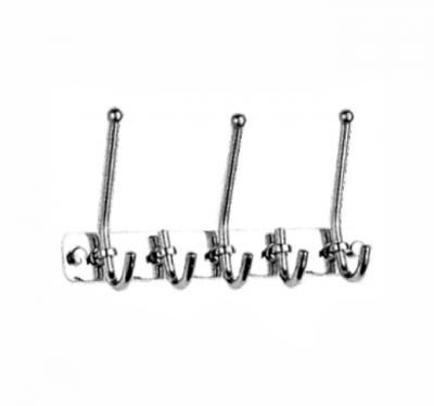 Вешалка 5 крючков хром  (HB201-5)