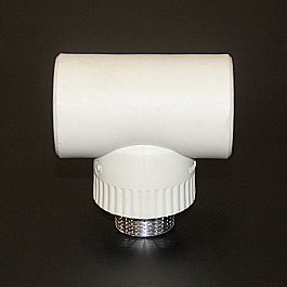 Тройник 20*1/2"нар.рез. белый (10/100) ПРО АКВА (РА25008Р)