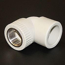 Колено  32*3/4"вн.рез. белый (10/50) ПРО АКВА (РА26016Р)