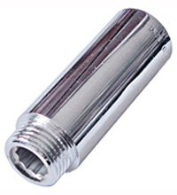 Гайка удл. 1/2"  40мм  Хром  VIEIR  SAX40  (220/10)