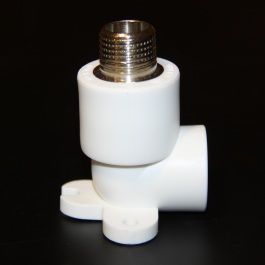 Колено наст.25*1/2 нар.рез. белый (10/100) ПРО АКВА (РА28112Р)