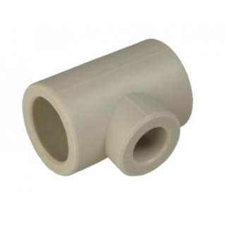 Тройник редуцир. 90*50*90 серый (2/4) ПРО АКВА (PA14580РG)