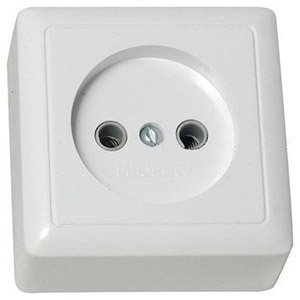 Розетка наруж. одинарная б/з "Хит" Schneider Electric (399101)