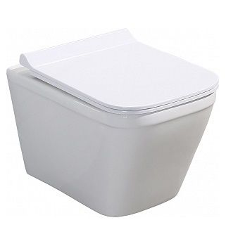 Унитаз подвесной Belbagno "DORY" безободк. без сид. (ВB522ACHR)