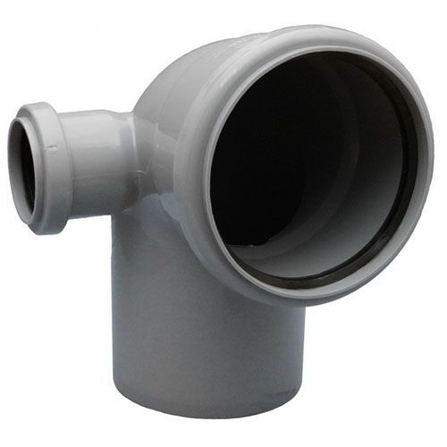 Колено 110/90 с отводом ф50левый Политэк (40)