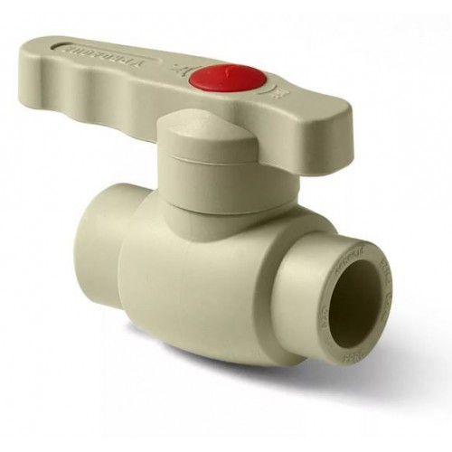 Кран шаровой 25 серый (1/40) ULTRA ПРО АКВА (PA40010G)