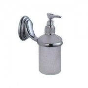 Диспенсер д/жидкого мыла с держателем, настенный (3183)