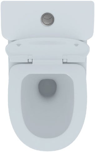 Унитаз-компакт, безободковый,  Drum, DRU2DSEi24, IDDIS