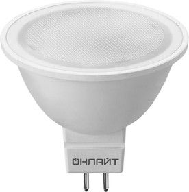 Лампа светодиодная OLL-MR16-7-230-4K-GU5.3 7Вт 4000К нейтр. бел. 480лм ОНЛАЙТ 71641 388152