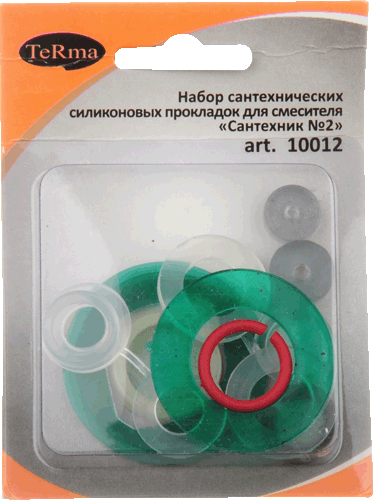 Набор прокладок Сантехник №2 д/смесителя (3-0002)