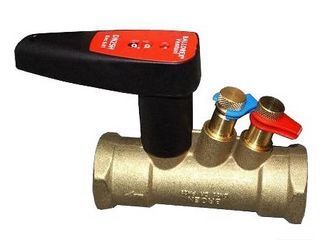 Клапан баланс. Ballorex Venturi FODRV с дренажем р/р Ду25 S Ру25, Kvs7,54 с измер. ниппелями