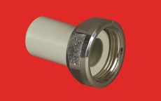 Переходник пласт.с нак/г. 40х6/4"  FV-Plast (10/1)