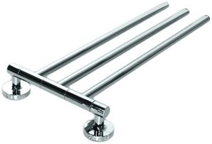 Полотенцедержатель поворотный, тройной нерж.ст. (80132)