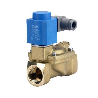 Клапан эл. магн. EV220W "НЗ" DN15, -10...90°C, 0,3...16бар, с катушкой DC24V (042U426402) "Danfoss"