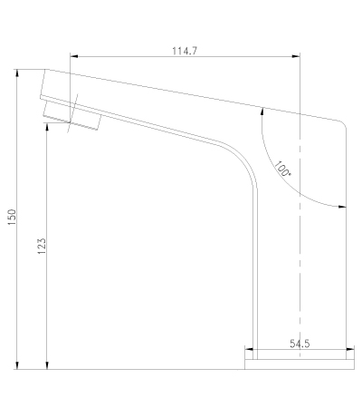 Смеситель д/умывальника "PROJECT" сенсорный (4650СЕ) LEMARK 