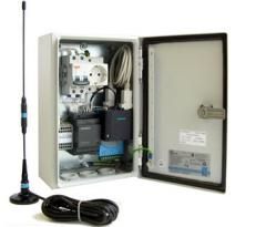 Шкаф для передачи данных с GSM модемом TELEOFIS RX100-R4 в сборе