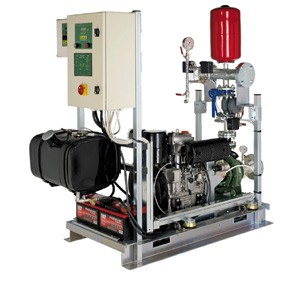 Насосная станция 1KDN 40-160/161 MD EN 12845-JET + Пилотный насос ДИЗЕЛЬ