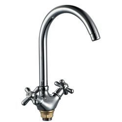 Смеситель д/кухни G-lauf (QTZ4-A856/827) кер.с гайкой литой 