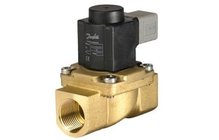 Клапан эл. магн. EV225B "НЗ" Ду25, G 1'',220В,мин.перепад 0,2, до +185 С (032U380731) "Danfoss"