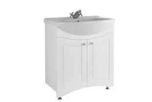 Комплект мебели 65 "Адам-65" напольная 2 дв. белая Водолей (ум.Стиль-65) 