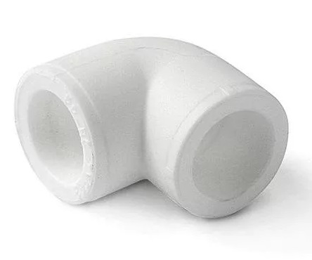 Колено 125*90 белый (1/2) ПРО АКВА (РА13026Р)