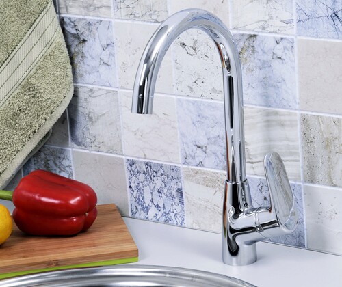 Смеситель д/кухни "Vils" (5607)  35мм хром  WasserKraft