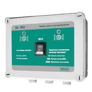 Блок управления SK-702 ~1x220В(5А)/~3x380В(3А), IP55 (2895009) WILO