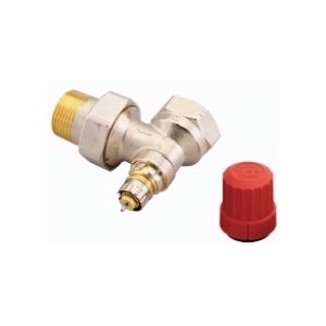 Клапан терморег. RTR-N углов. DN20, PN10, Тmax=120°С, Kvs1,4 для 2-труб. системы отопл. (013G7015)