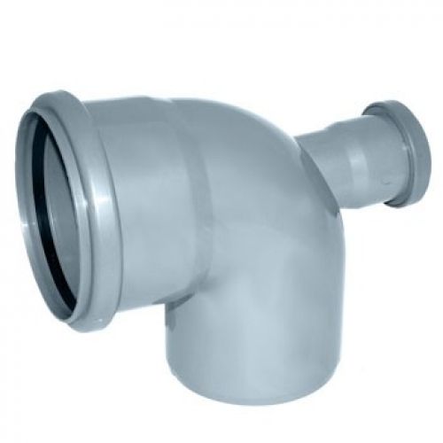 Колено 110/90 с отводом ф50фронт Политэк (35) 