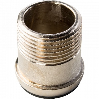 Кран шар. полнопроходной с амер. баб. ВН 3/4" (SVB-0007-000020) STOUT ЧЕРНЫЙ МАХОВИК