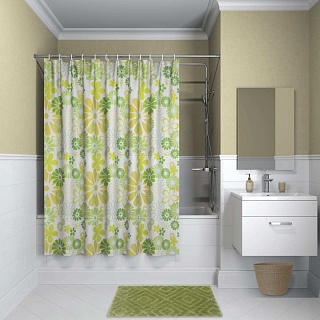 Штора для ванной комнаты, IDDIS, 180*180 см, полиэстер, Promo  P07PV11i11 (9626)