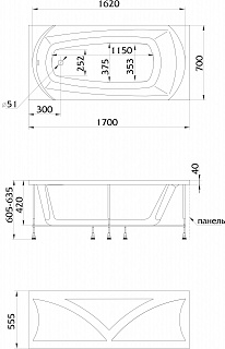  1Marka ELEGANCE 170x70