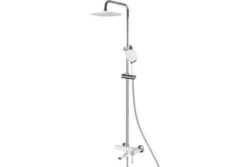 Душ. система SHEVANIK белый/хром S6036F