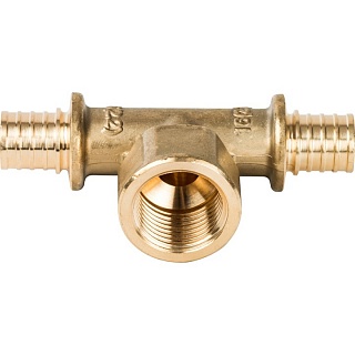 Тройник с внутр. резьбой 16х1/2" (10/050) (SFA-0028-001612) STOUT