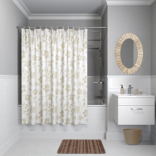 Штора для ванной комнаты, IDDIS, 200*240 см, полиэстер, Basic B40P224i11