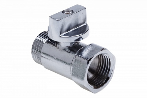 Кран мини 1/2 г/ш  хром AQUALINK