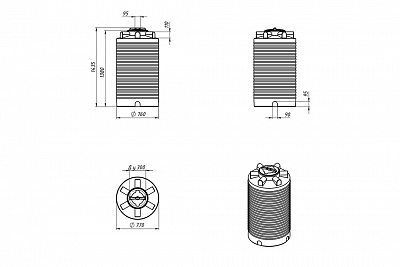 Емкость ЭВЛ-Т 500л