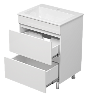 Комплект мебели 60 "Енисей-60" напольная 2 ящ. MISTY (ум.Амалфи-60)