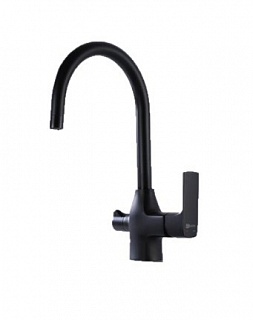 Смеситель д/кухни "URSUS" (7261BL) под фильтр черный LEMARK ВЫГОДА!!