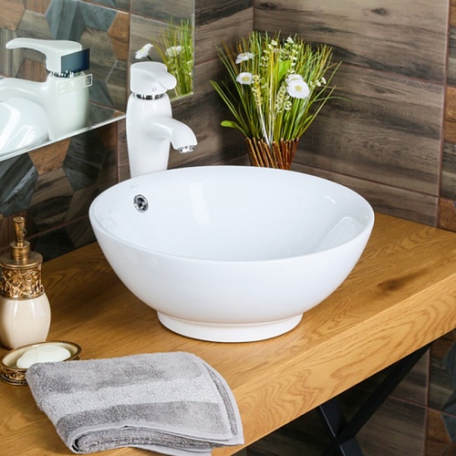 Умывальник фигурный 805-7008Е (Т4129/3065) MELANA