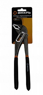 Клещи переставные 250мм, облив. ручка,  ВИХРЬ 73/6/3/4