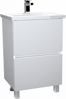 Комплект мебели 60 "Aris-60" напольная, белый глянец 2 ящ. 1 Марка (ум.Atom-60)