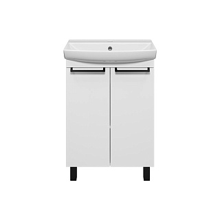 Комплект мебели 60 "Клермонт-60" напольная 2 дв. матовая эмаль MISTY (ум.Клермонт,60)