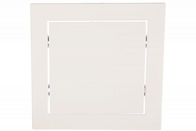 Сантехнические люки Л1515 WHITE DESIGN 150х150 (166х166) с фланцем (32)