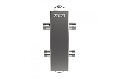 Гидравлич. разделитель GRSS-60-25 (Pmax=60 кВт, G 1?, Qmax=2.6 м3/ч) AISI304