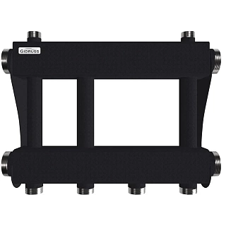 Модульный коллектор MK-250-2x32 Pmax=250 кВт (G 2", 3х1 1/4") ст. 09Г2С "GIDRUSS"