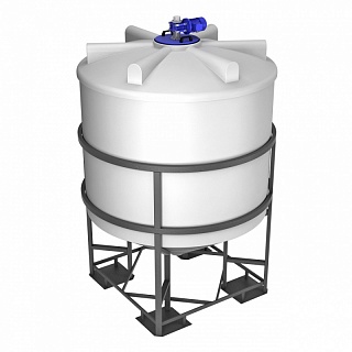 Емкость ФМ 5000 в обрешетке (d2100xh2900) горловина 380мм ВЫГОДА