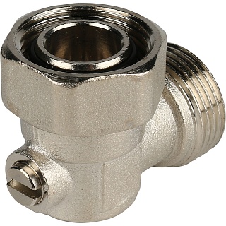 Узел нижнего подключения для радиатора раздельный, угловой 3/4" (SVH 0006 000020) STOUT