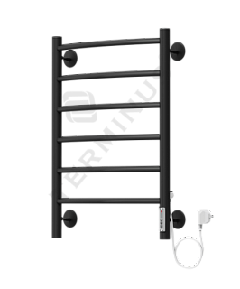 Полотенцесушитель "Классик" 450х650 П6 электро черный мат. (RAL 9005) TERMINUS СНЯТ С ПРОИЗВОДСТВА