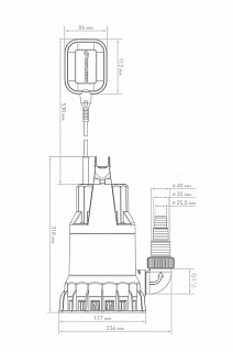 Насос "Дренажник" 220/12 (5101)